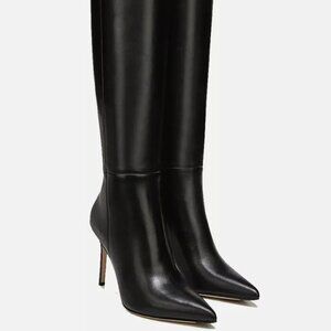 Veronica Beard Lisa 8 Black Boots FLAWS